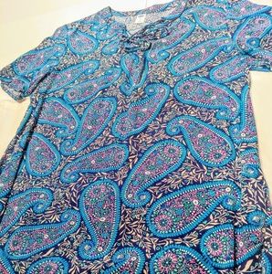 Blue Paisley Blouse